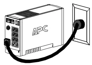 APC CS350 Uninterruptible Power Supply - switch