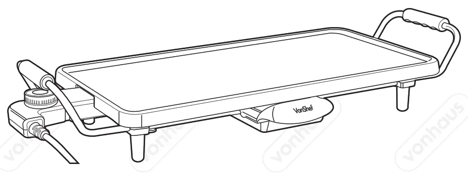 VonHaus 2007030 VonShef Teppanyaki Grill -