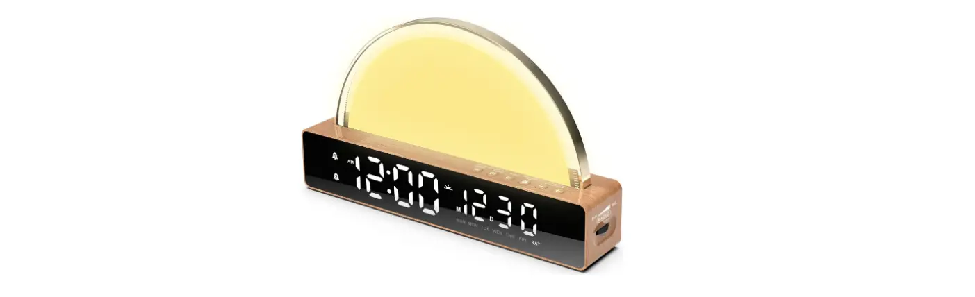 Sinfoxeon Clock Radio Wake Up Light Operational Guide