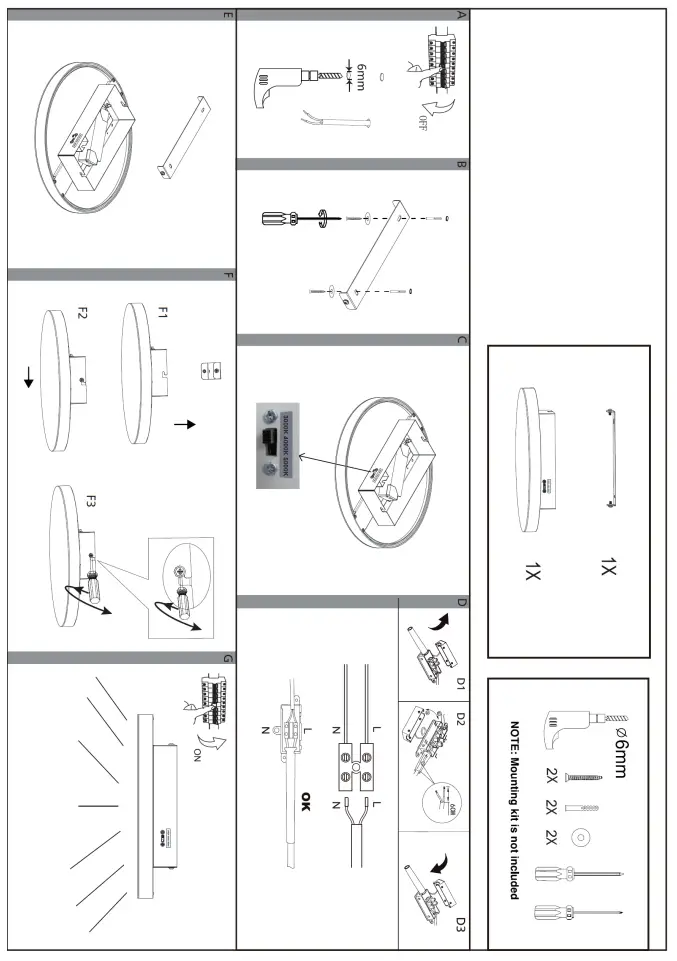 Lucci LEDlux 181043 YUMA Round Small Flush Mount