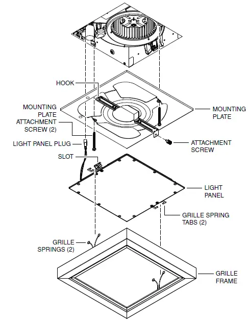 BROAN CST80SLW Decorative Fan-Light 13