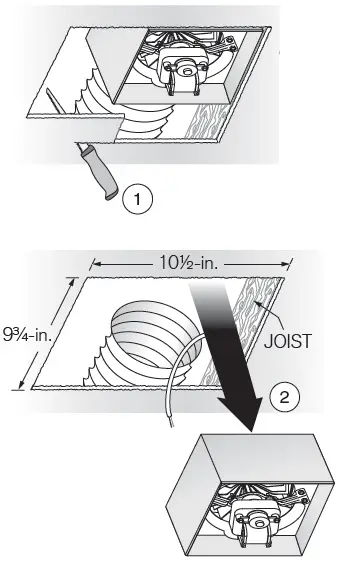 BROAN CST80SLW Decorative Fan-Light 14