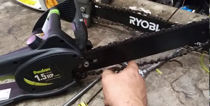 Poulan Pln1514 Electric Chain Saw Instruction Manual