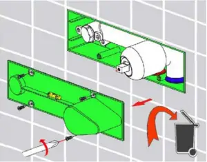 BERNSTEIN WASHBASIN WALL-Way to use-A