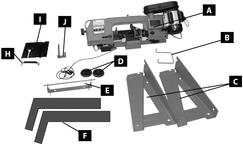 Gude MBS 116 Metal Working Bandsaw 02