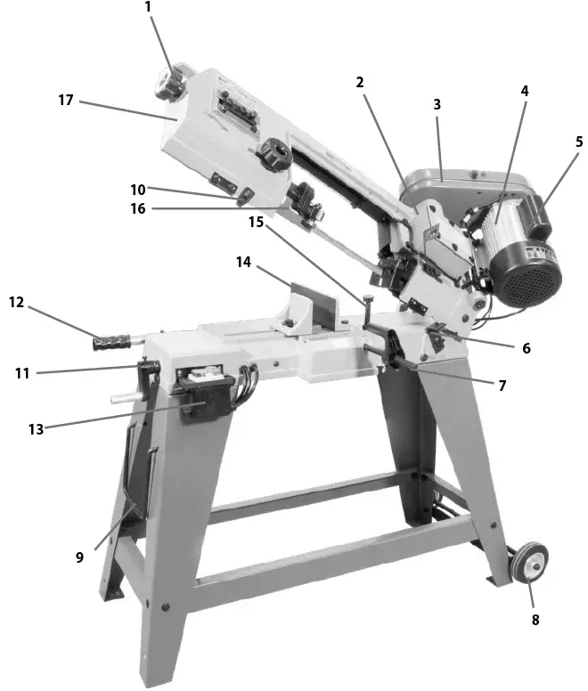 Gude MBS 116 Metal Working Bandsaw 03