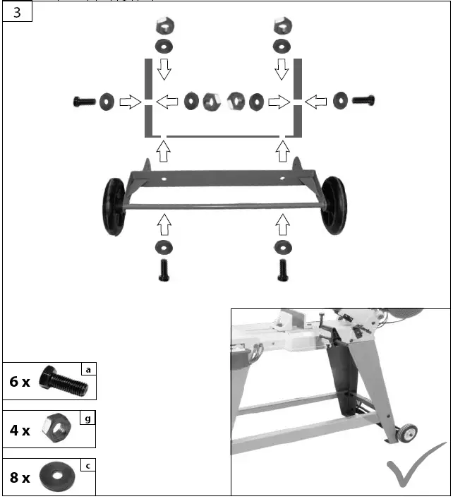 Gude MBS 116 Metal Working Bandsaw 06