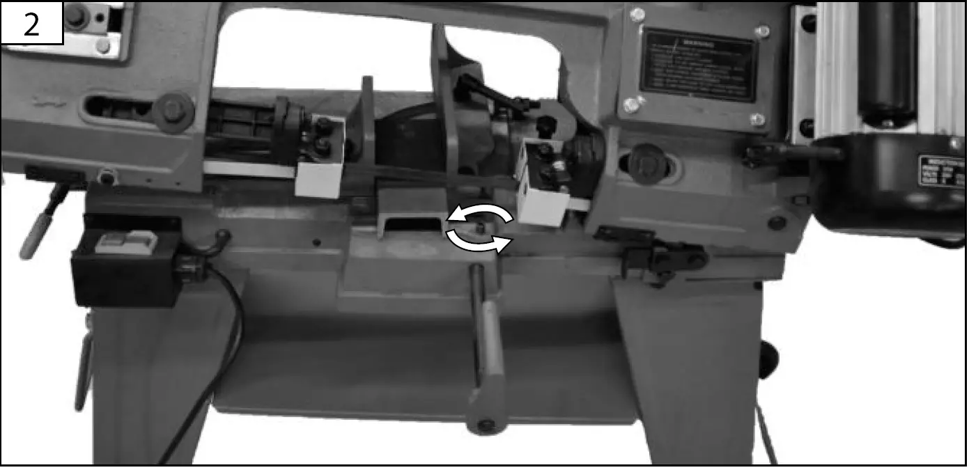 Gude MBS 116 Metal Working Bandsaw 13
