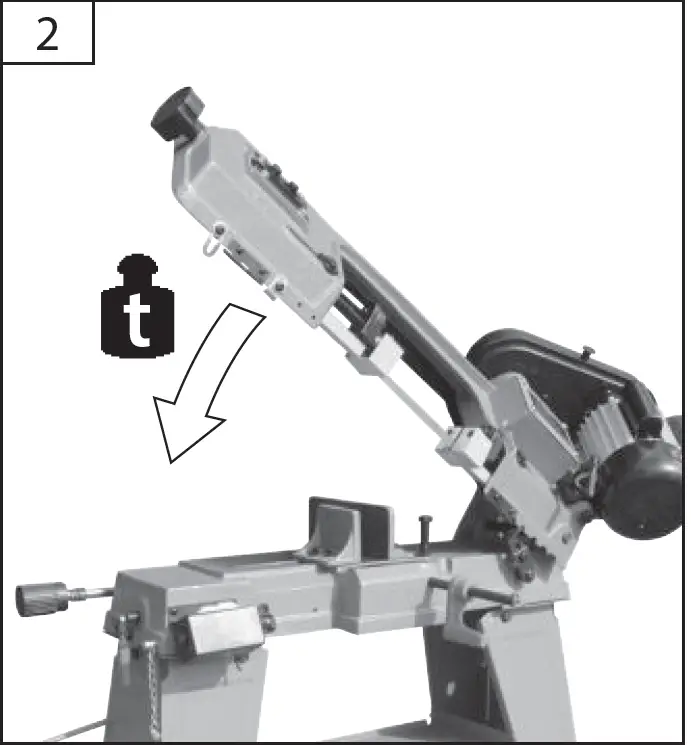 Gude MBS 116 Metal Working Bandsaw 17