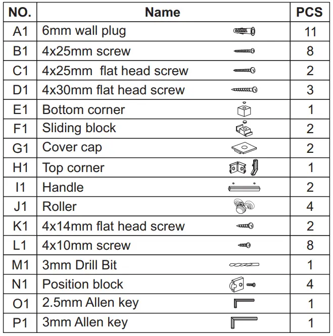 Sanimaster Star and ART Black Ecoline Douchecabine Slide Door-fig4