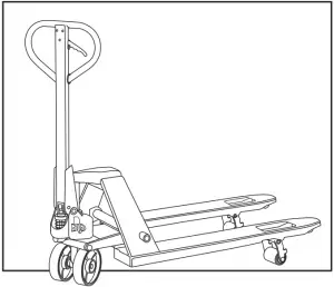 ULINE H-4122 Short Extra Narrow Pallet Truck Instructions
