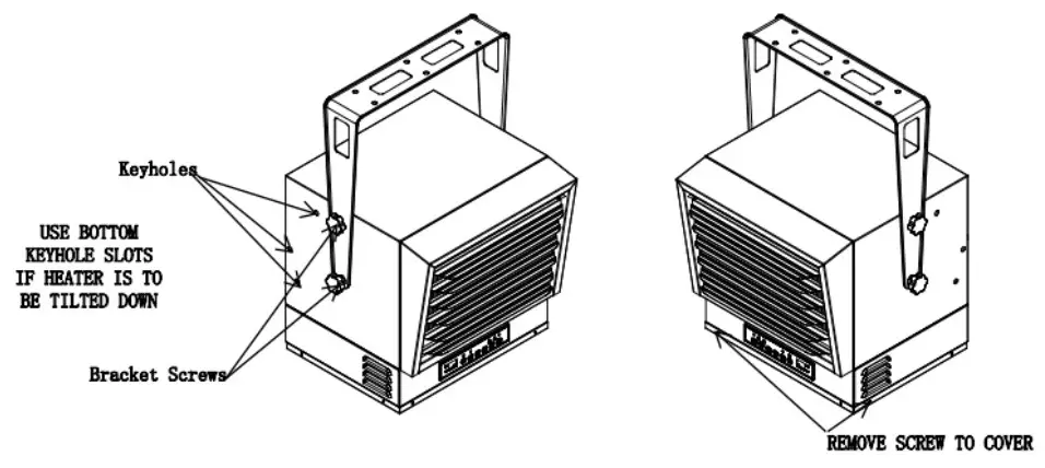 Lifeplus IFH11A 100 Digital Fan Forced Ceiling Mount Heater - LOCATING HEATER 4