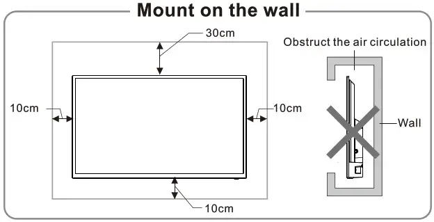 VOX 32ADW D1 B LED TV - Mounting and Connecting 2