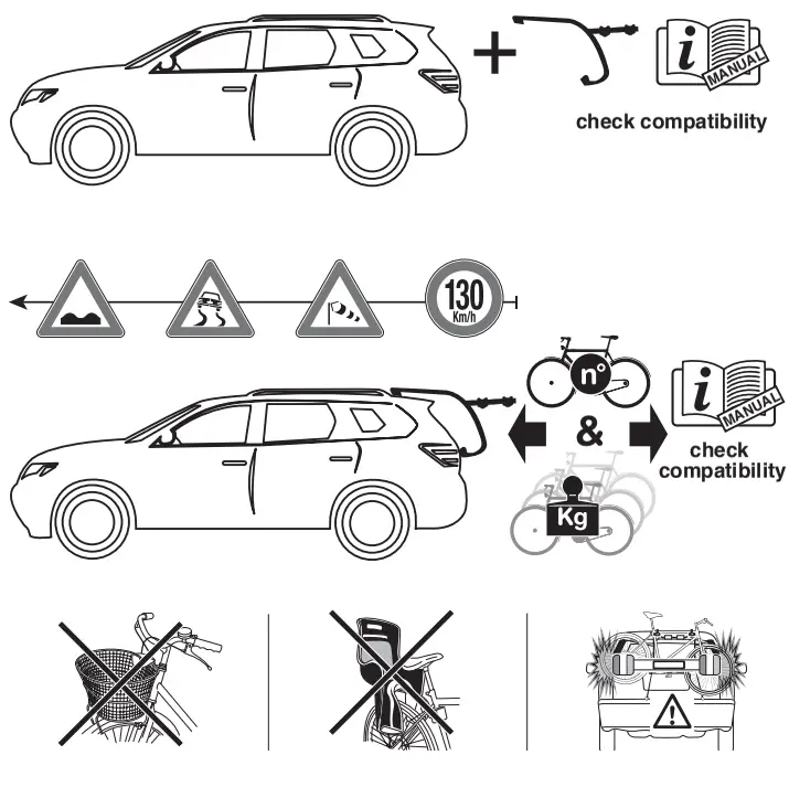 Peruzzo Firenze 660E Rear Bike Carrier - fig