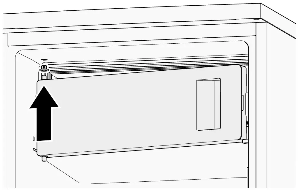 BOSCH Fridge-freezer - Changing door hinge 10