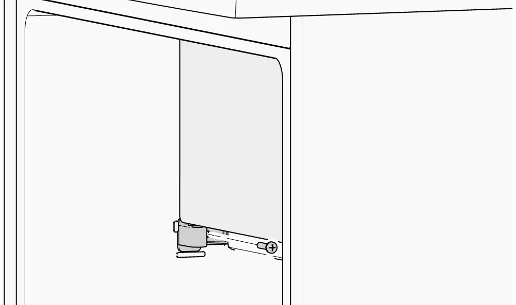 BOSCH Fridge-freezer - Changing door hinge 11