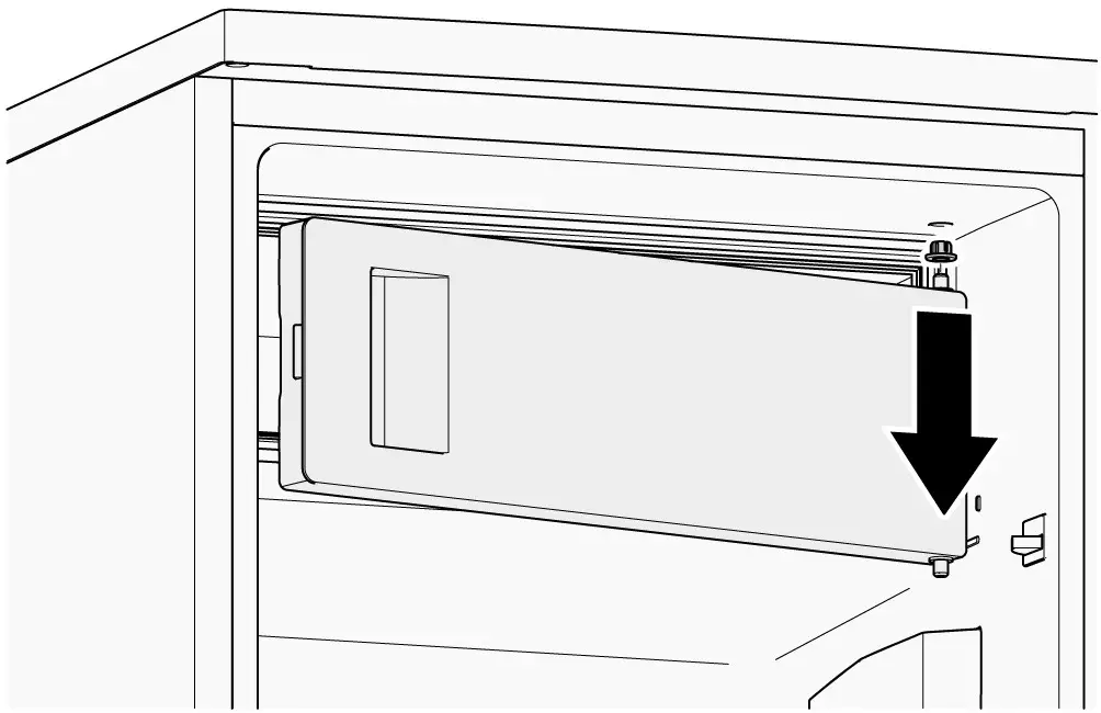 BOSCH Fridge-freezer - Changing door hinge 7