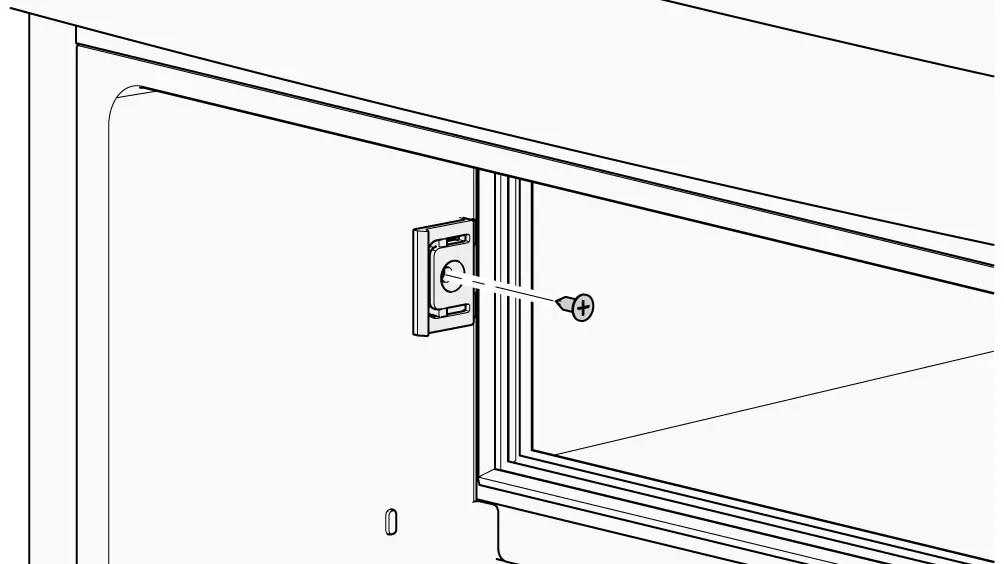 BOSCH Fridge-freezer - Changing door hinge 8