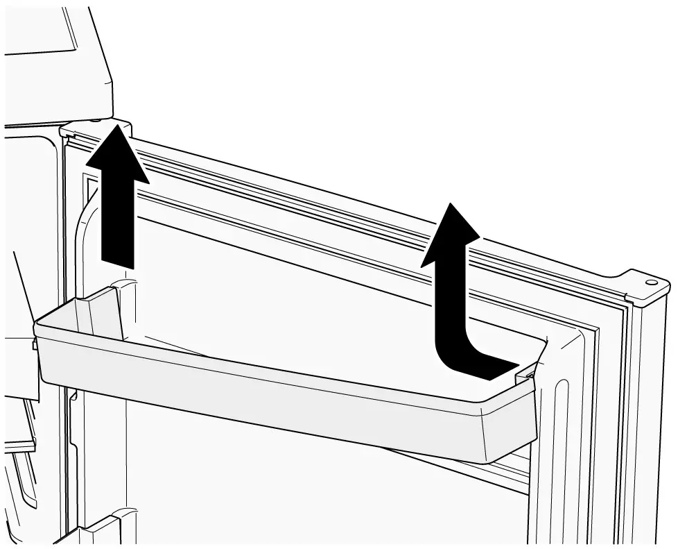 BOSCH Fridge-freezer - Door pockets