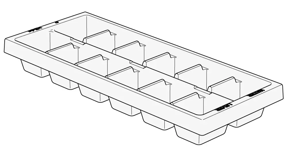 BOSCH Fridge-freezer - Ice-cube tray