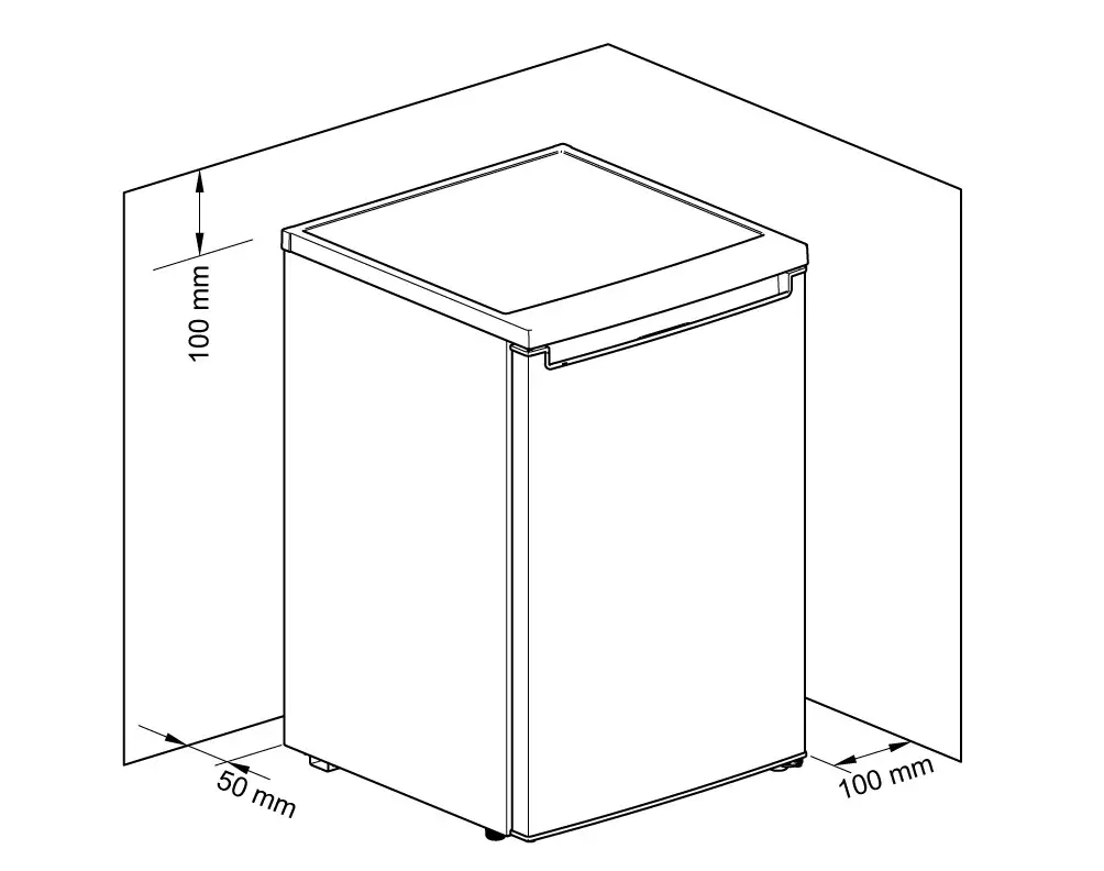 BOSCH Fridge-freezer - wall cleanear