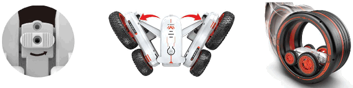 XTREME SPIN 17015 Stunt Car and Wheel - 2