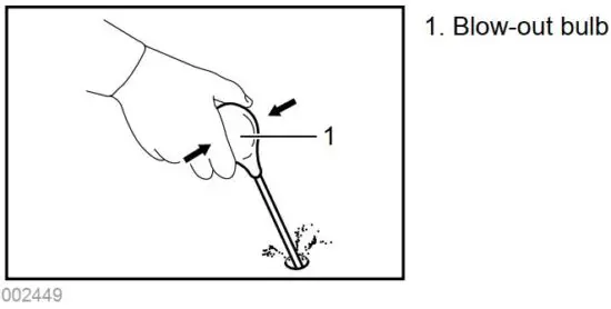 FIG 16 Blow-out bulb (optional accessory)