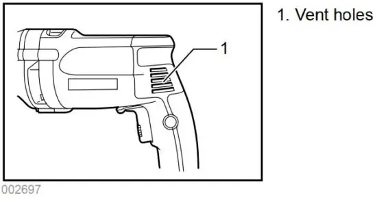 FIG 17 Cleaning vent holes
