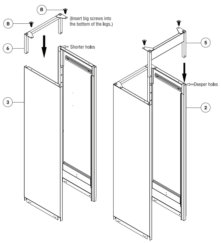 ADIR Office ADI629-02 Small Kids Locker- STEP 1