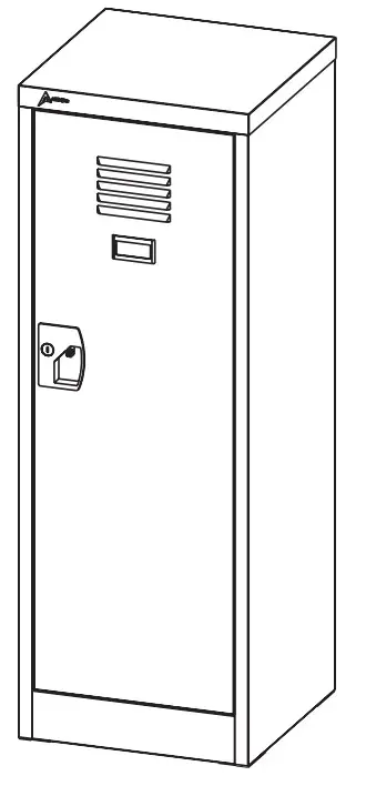 ADIR Office ADI629-02 Small Kids Locker