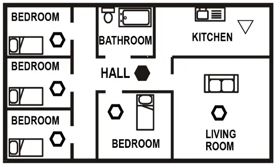 red Smoke Alarms RHA10RF Lithium Battery RF Wireless Heat Alarm - LOCATING THE HEAT ALARM