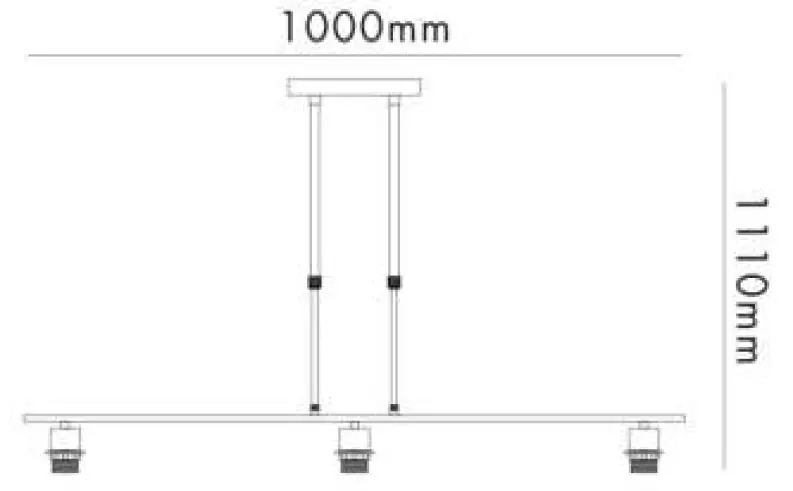 QAZQA 91098 Combi HL Deluxe 3 Satin Rail System 2