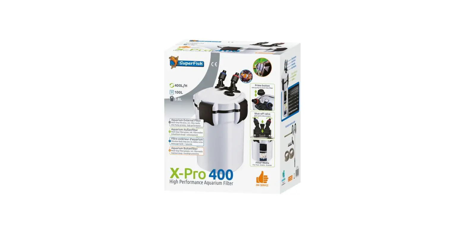 Superfish X-pro High Performance Aquarium Filter User Manual