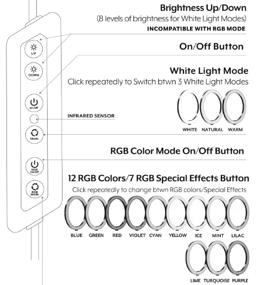 BOWER-BWRWARLSRGB12-RGB-Selfie-Ring-Light-Studio-Kit-09