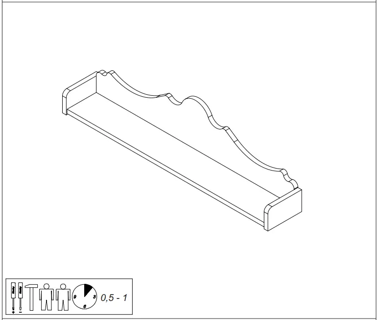 BOPITA 185511 Belle Shelf