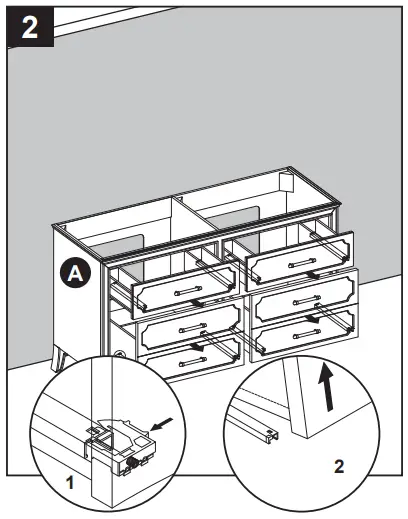 allen roth 60-in Vanity with Top 1605VA-60-201-925 -INSTALLATION INSTRUCTIONS2