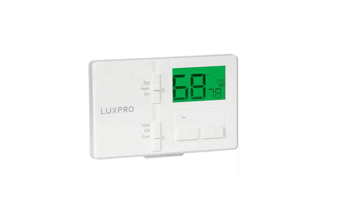 Lux Tx500uc Non-programmable Thermostat Installation Instruction
