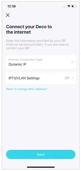 decon X50 AX3000 Whole Home Mesh Wi Fi 6 System - Deco to the internet