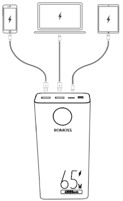ROMOSS PEA40 Pro 40000mAh Powerbank - fig 1