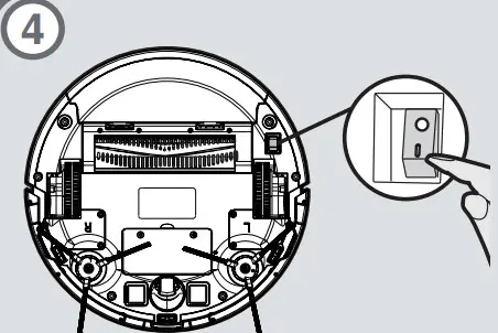 HOOVER HGO 300 Hydro Robot Vacuum - quick guide 4