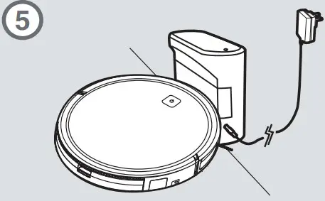 HOOVER HGO 300 Hydro Robot Vacuum - quick guide 5