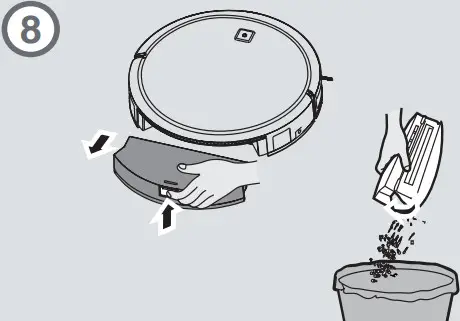 HOOVER HGO 300 Hydro Robot Vacuum - quick guide 8