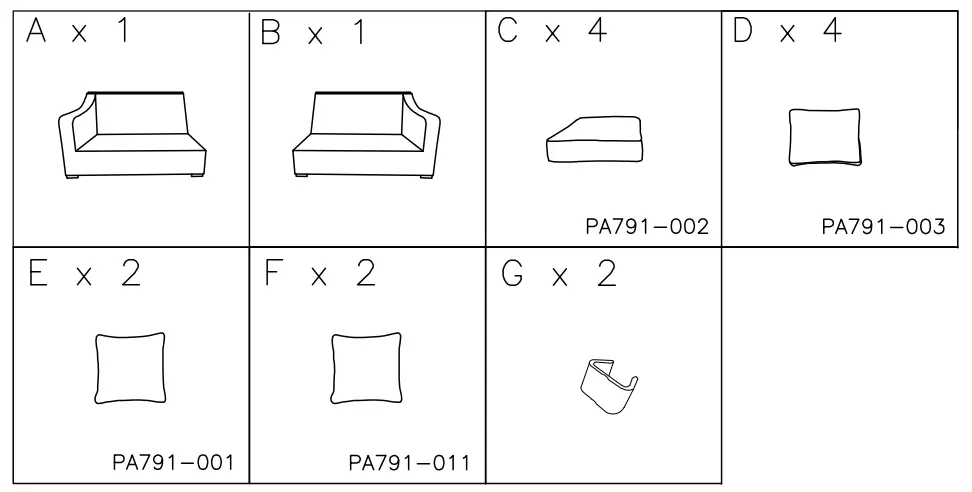 ASHLEY P971-854 Outdoor Tables Cocktail - fig 1
