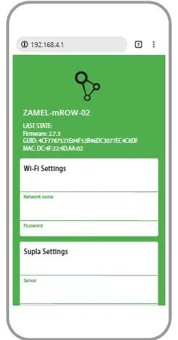 ZAMEL mROW-02 Flush Mounted 2-Channel Wi-Fi Receiver 15