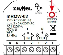 ZAMEL mROW-02 Flush Mounted 2-Channel Wi-Fi Receiver 20