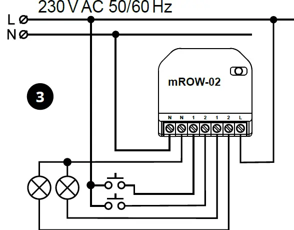 ZAMEL mROW-02 Flush Mounted 2-Channel Wi-Fi Receiver 5