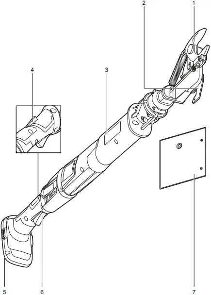 RYOBI OLP1832BX Cordless Tree Pruner 03