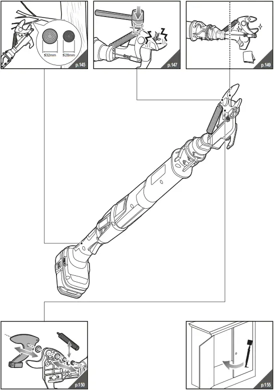 RYOBI OLP1832BX Cordless Tree Pruner B0