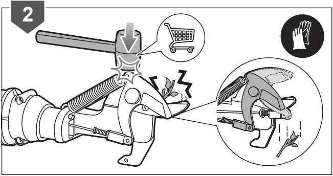 RYOBI OLP1832BX Cordless Tree Pruner B2-3