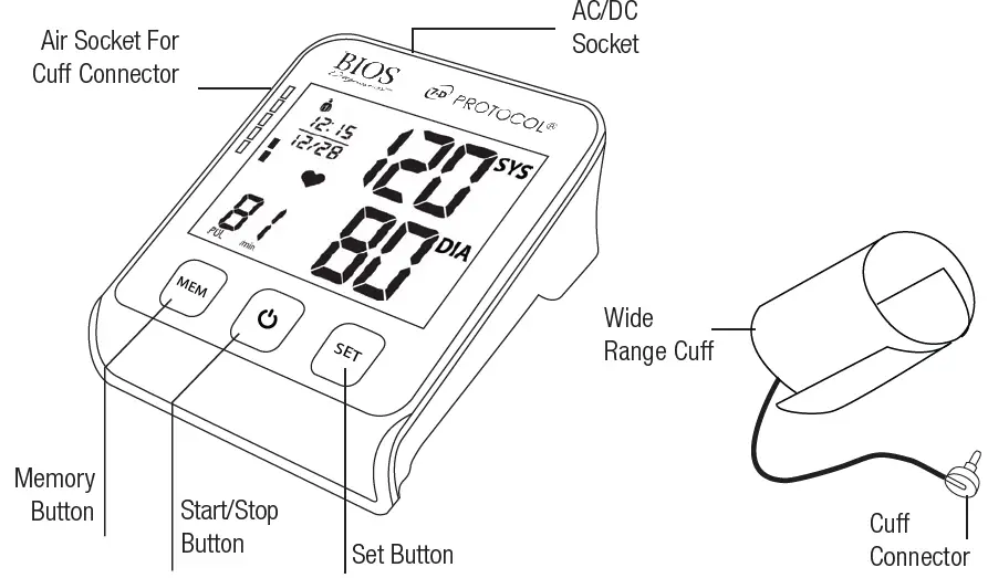 BIOS BD252 Blood Pressure Monitor 02